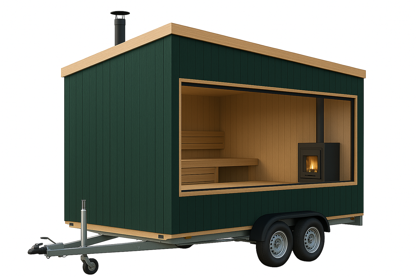 Mobile Sauna Fully Insulated, Made In Ireland
