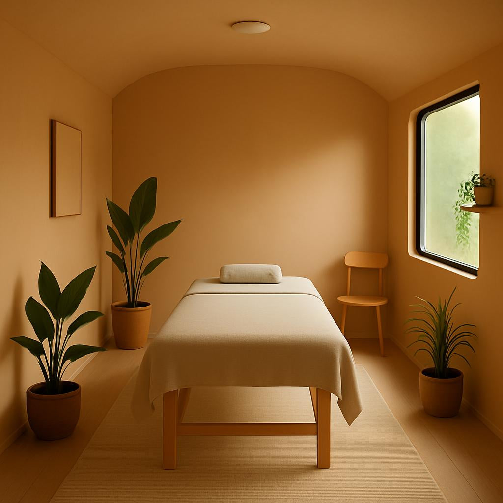 Irish Sauna Company Wellness Pod Interior – Premium Insulated Mobile Studio, Mayo