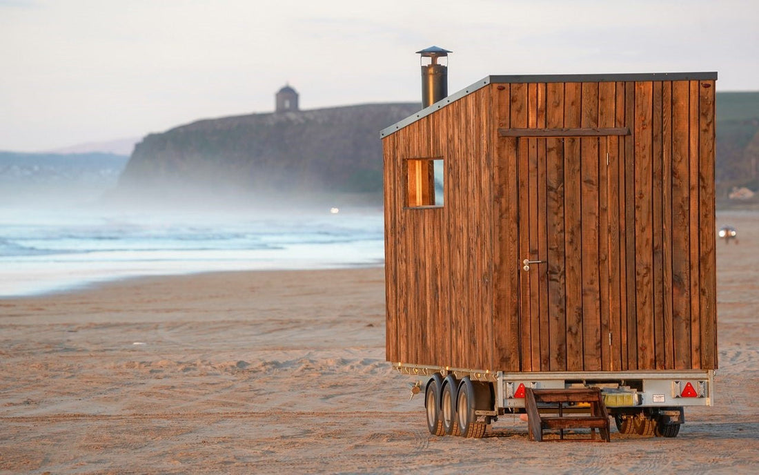Premium Irish-made mobile sauna handcrafted in County Mayo for commercial wellness businesses