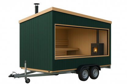 Mobile Sauna Fully Insulated, Made In Ireland