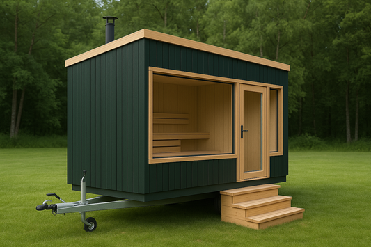 Mobile Sauna Fully Insulated, Made In Ireland