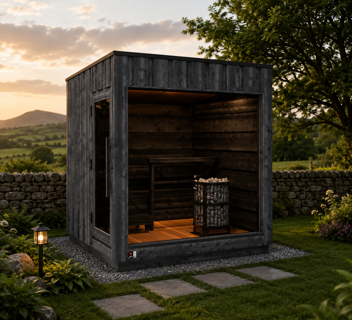 Harvia Legend Electric Outdoor Sauna | Premium Garden Sauna