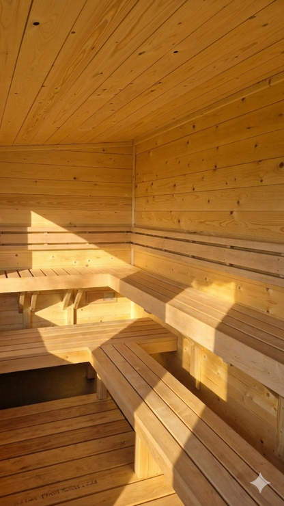The Carra: High Volume Mid Size Mobile Sauna (6-8 Person)