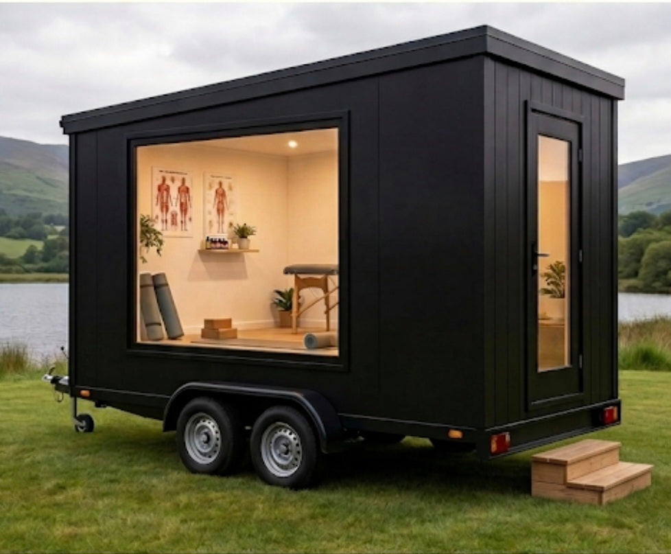 Irish Sauna Company Wellness Pod – Mobile Yoga & Therapy Studio, Handcrafted in Mayo